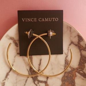 *New-- Vince Camuto Gold Hoop Earrings